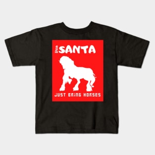 Dear Santa Just Bring Houses Kids T-Shirt